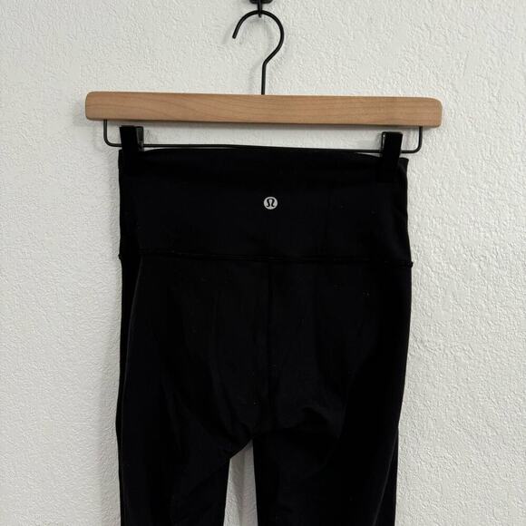 Lululemon Wunder Under Hi-Rise Full-On Luon 25" 7/8 Tight Leggings Black 4 - Picture 9 of 11